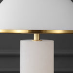 Safavieh Couture Izabel Alabaster Table Lamp, CTL1063 - Gold / White