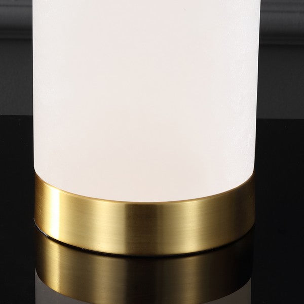 Safavieh Couture Izabel Alabaster Table Lamp, CTL1063 - Gold / White