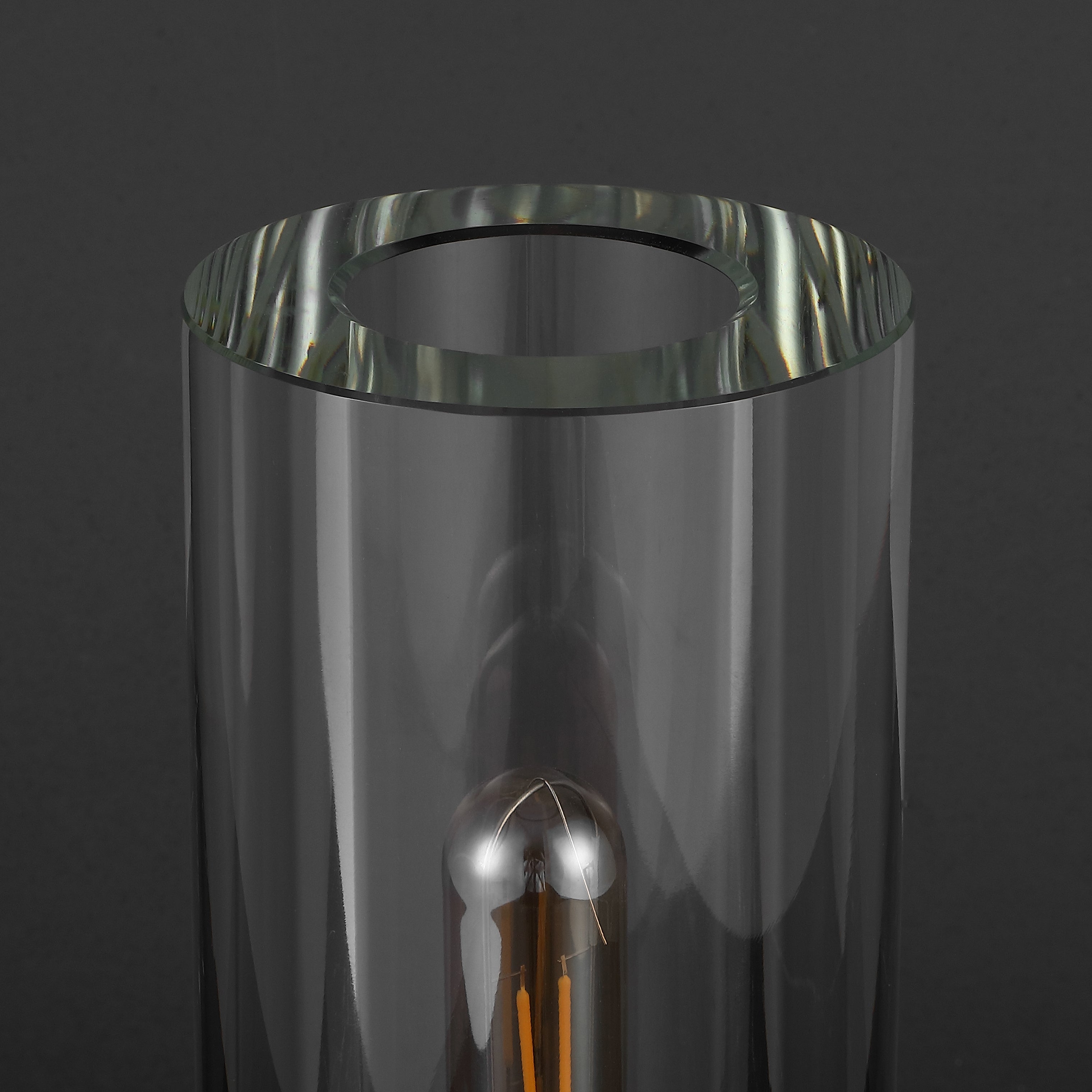 Safavieh Couture Dellanora Crystal Tube Table Lamp, CTL1069 - Silver / Clear