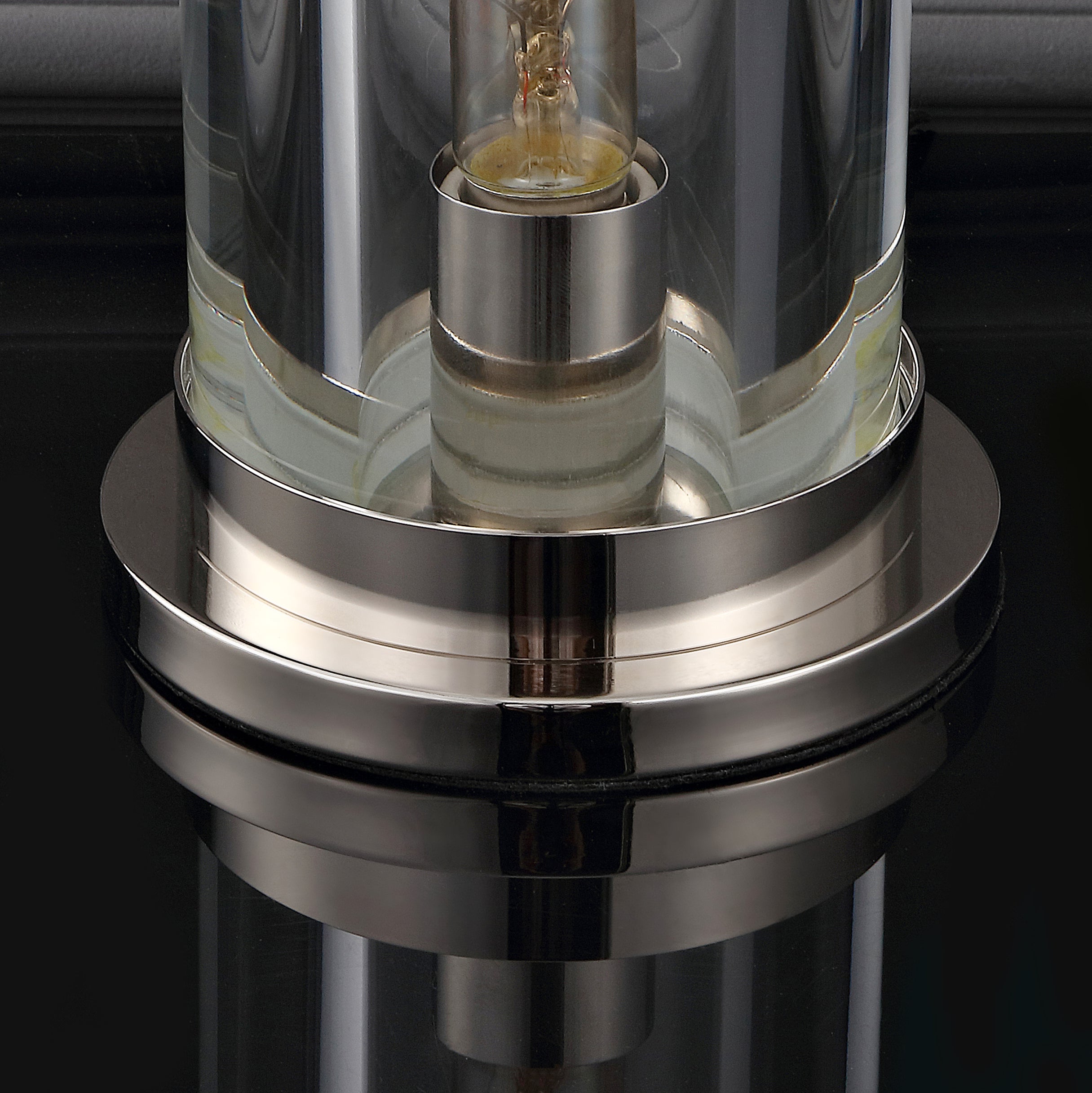 Safavieh Couture Dellanora Crystal Tube Table Lamp, CTL1069 - Silver / Clear