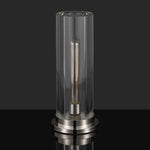Safavieh Couture Dellanora Crystal Tube Table Lamp, CTL1069 - Silver / Clear
