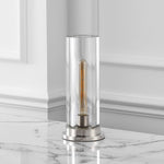 Safavieh Couture Dellanora Crystal Tube Table Lamp, CTL1069 - Silver / Clear