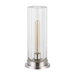 Safavieh Couture Dellanora Crystal Tube Table Lamp, CTL1069 - Silver / Clear