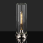 Safavieh Couture Dellanora Crystal Tube Table Lamp, CTL1069 - Silver / Clear