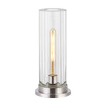 Safavieh Couture Dellanora Crystal Tube Table Lamp, CTL1069 - Silver / Clear