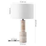 Travertine / White