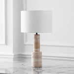 Travertine / White