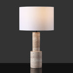 Travertine / White