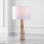 Travertine / White
