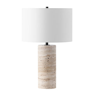 Safavieh Couture Rynetta Travertine Table Lamp, CTL1073