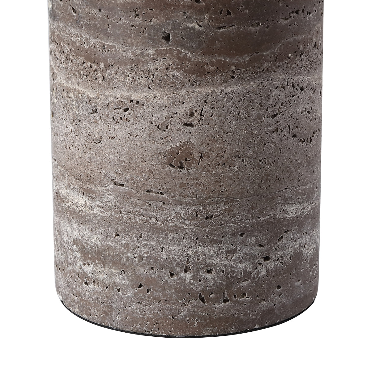 DARK TRAVERTINE / WHITE