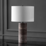 DARK TRAVERTINE / WHITE