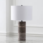 DARK TRAVERTINE / WHITE