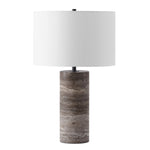 DARK TRAVERTINE / WHITE