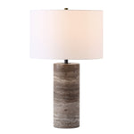 DARK TRAVERTINE / WHITE