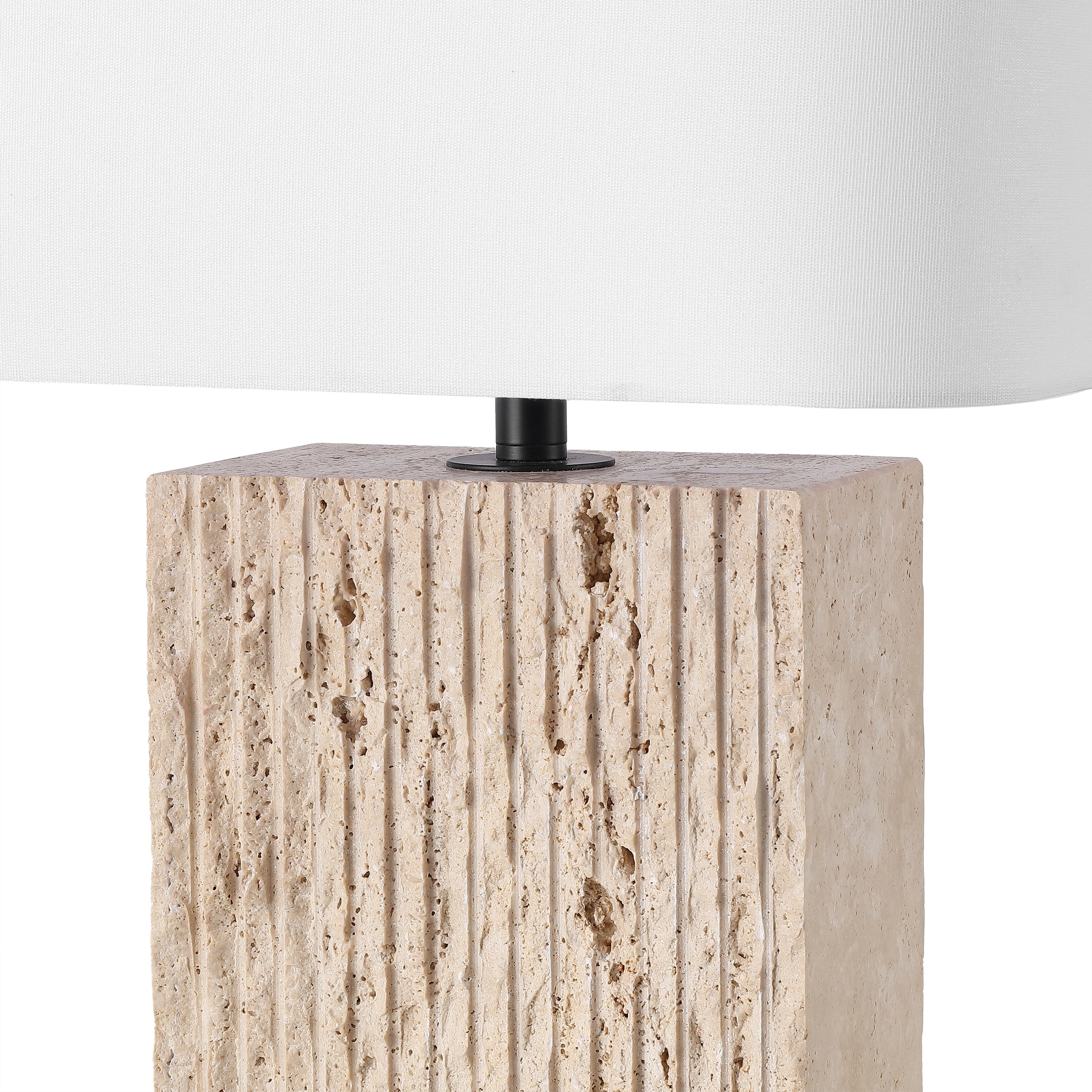 TRAVERTINE / WHITE