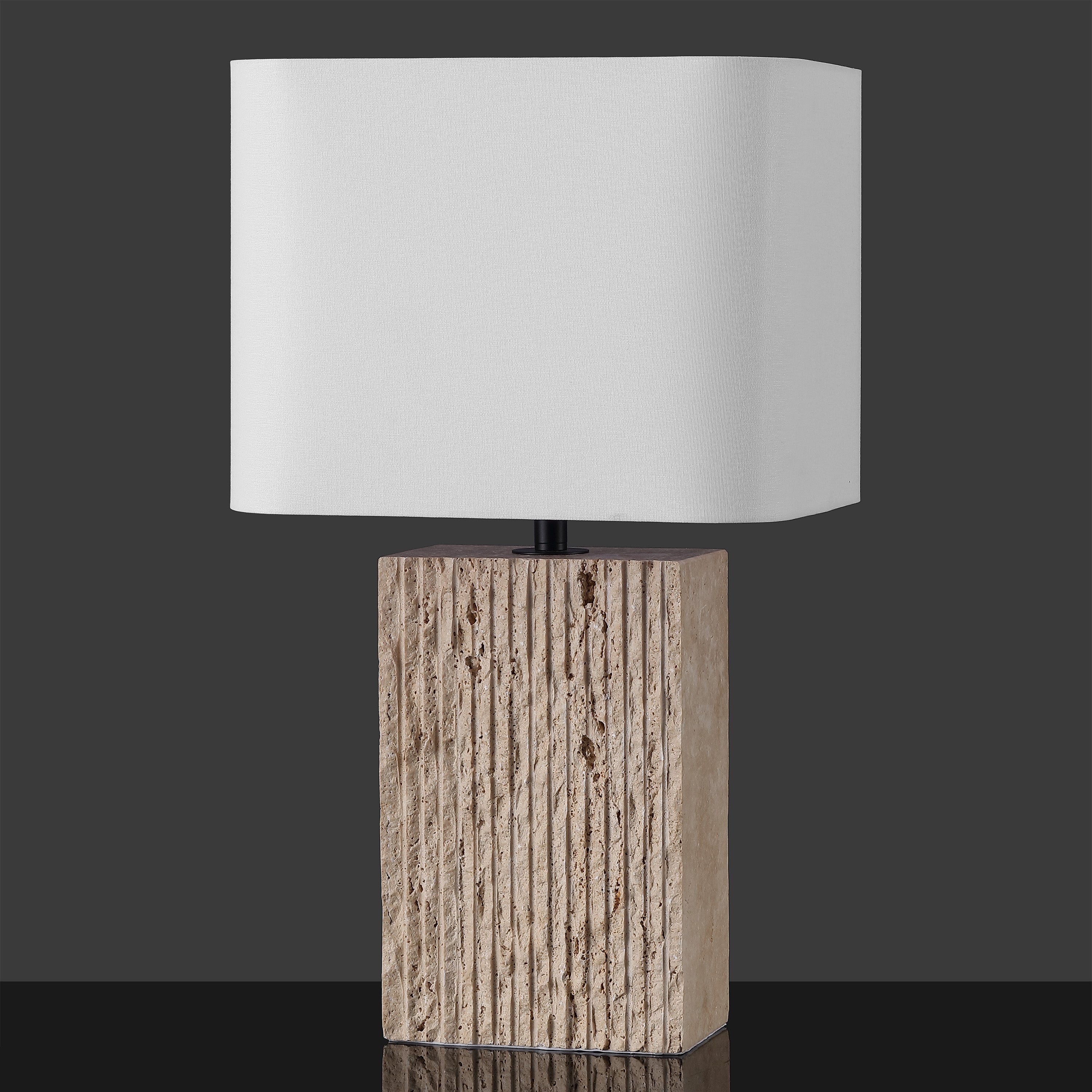TRAVERTINE / WHITE