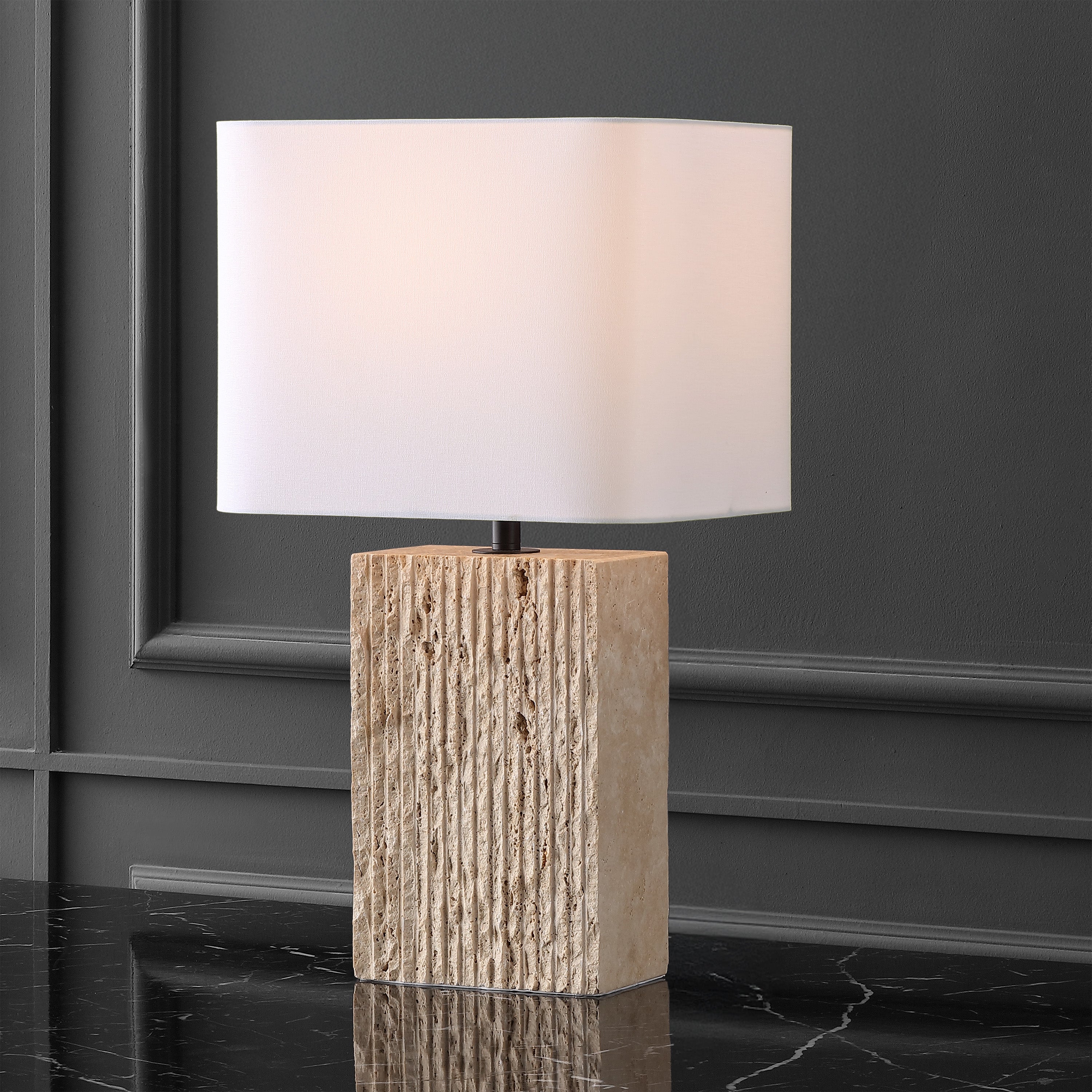TRAVERTINE / WHITE