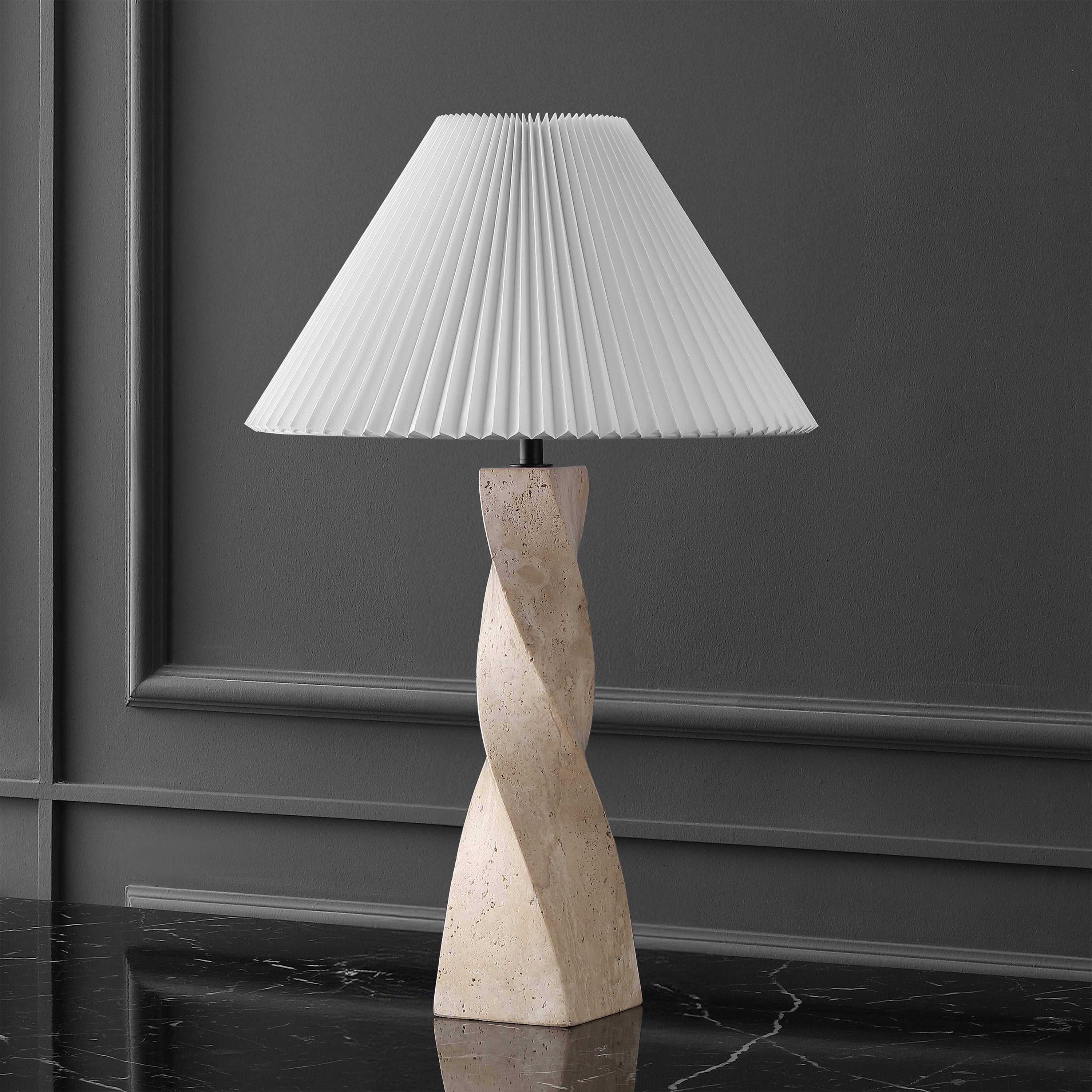 TRAVERTINE / WHITE