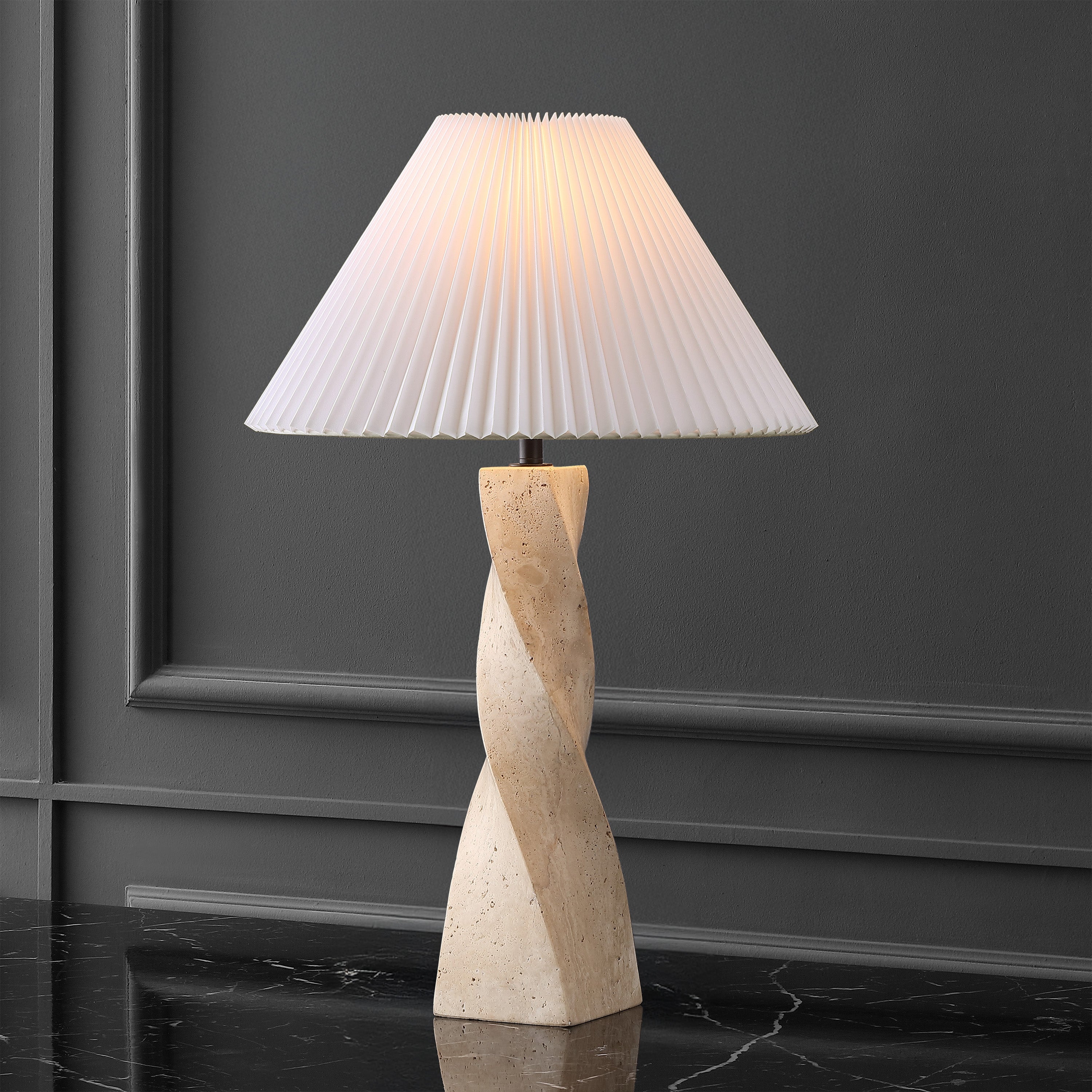 TRAVERTINE / WHITE