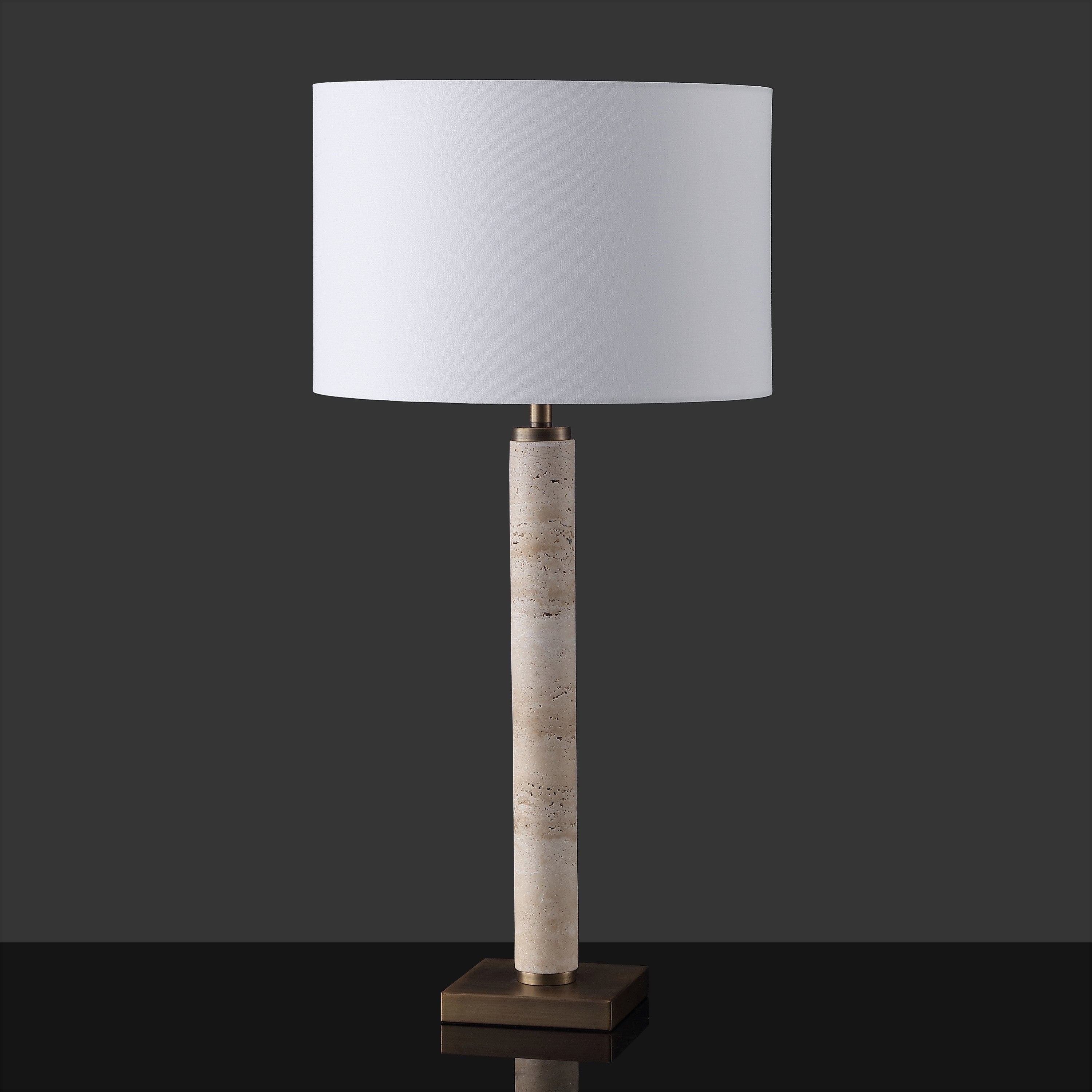 TRAVERTINE / WHITE