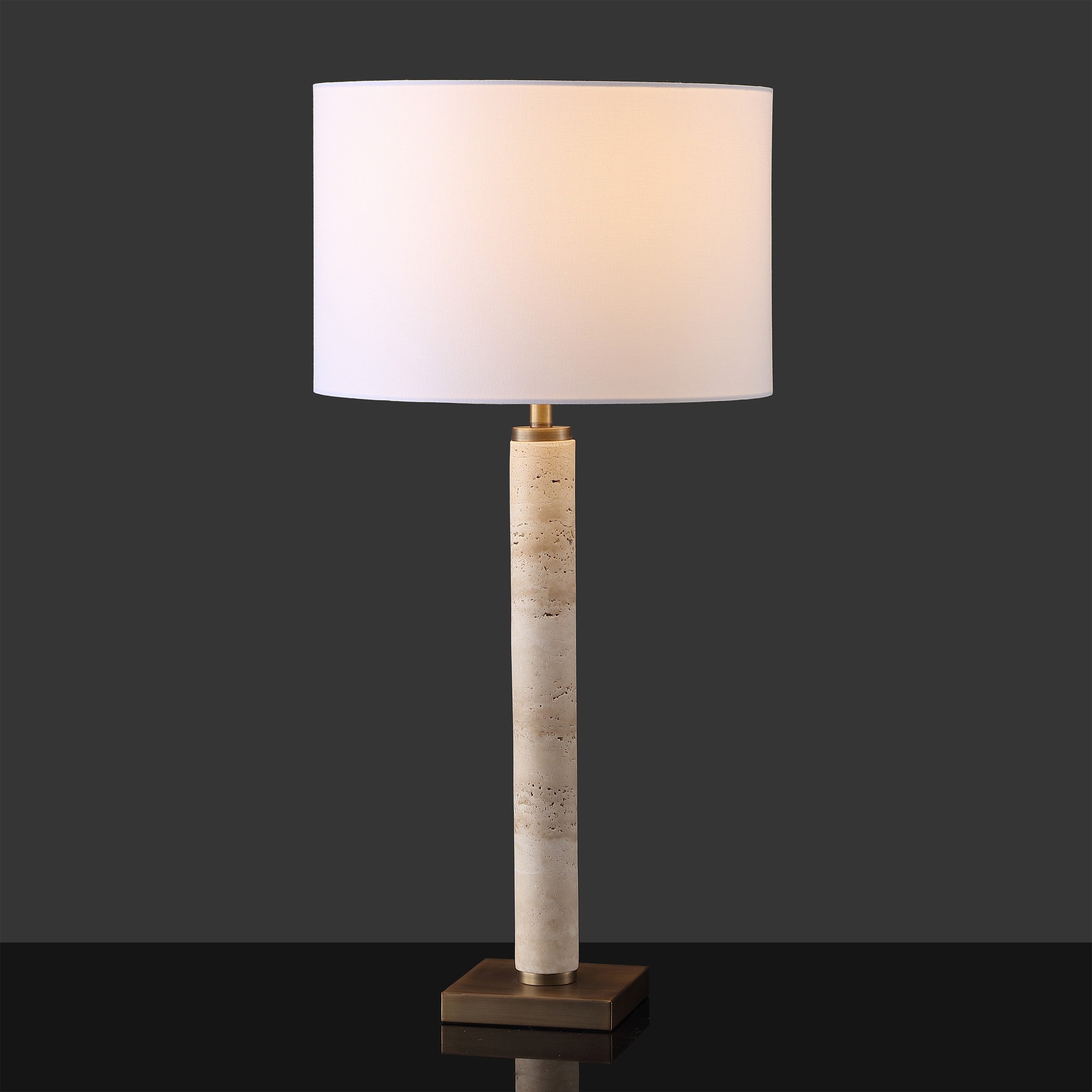 TRAVERTINE / WHITE