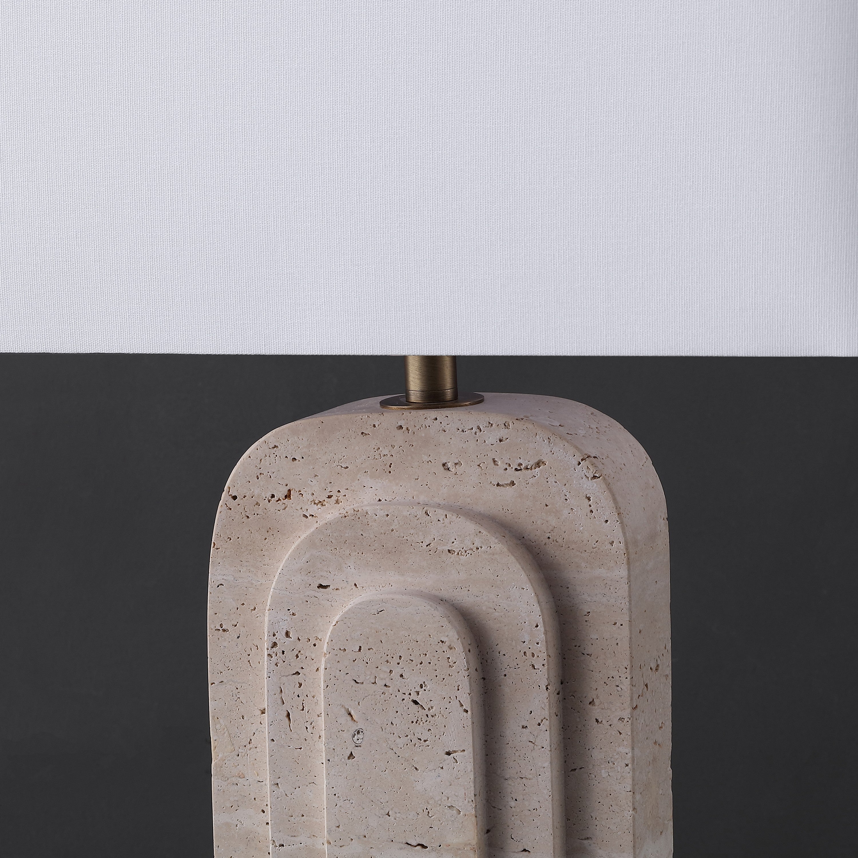 TRAVERTINE / WHITE