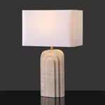 TRAVERTINE / WHITE
