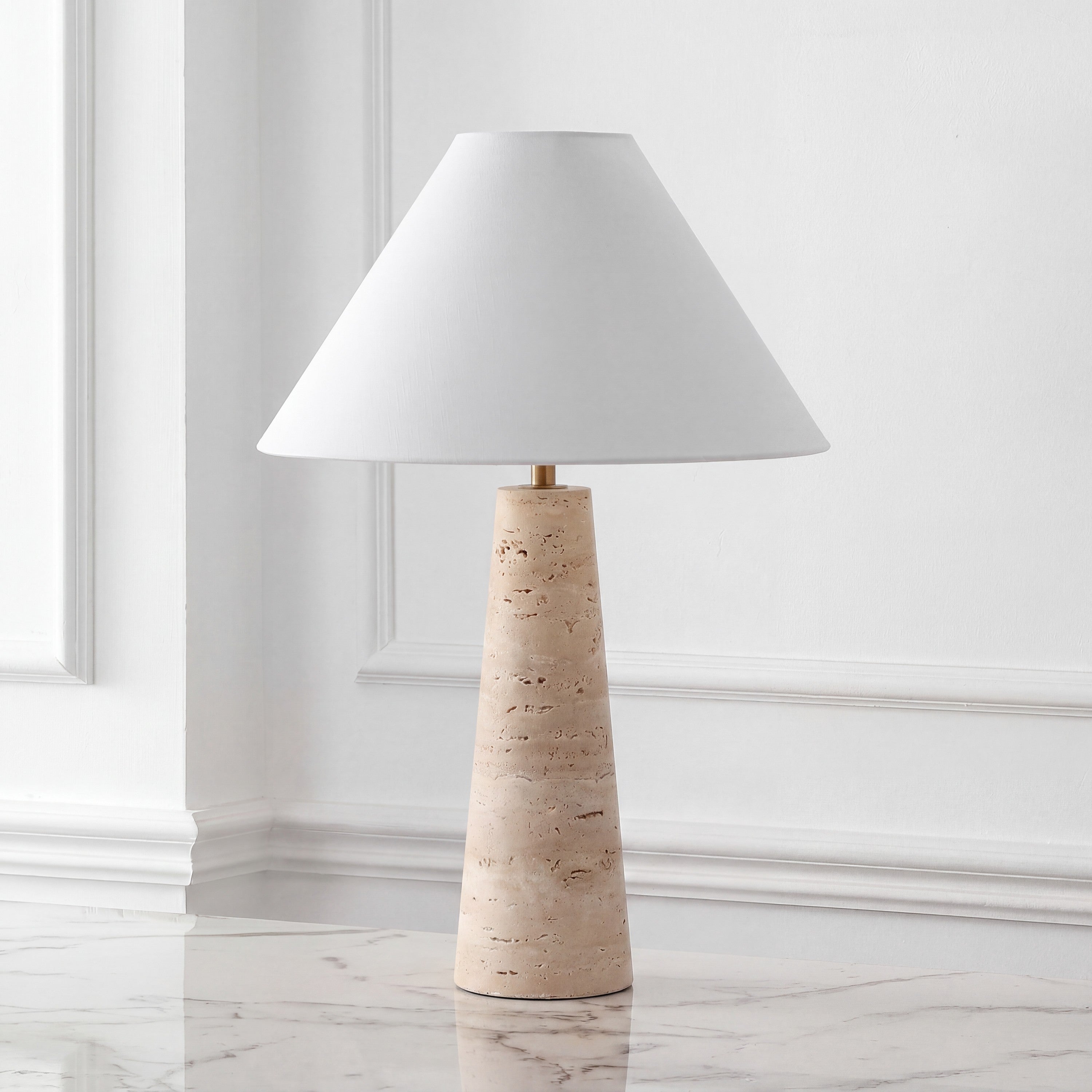 TRAVERTINE / WHITE
