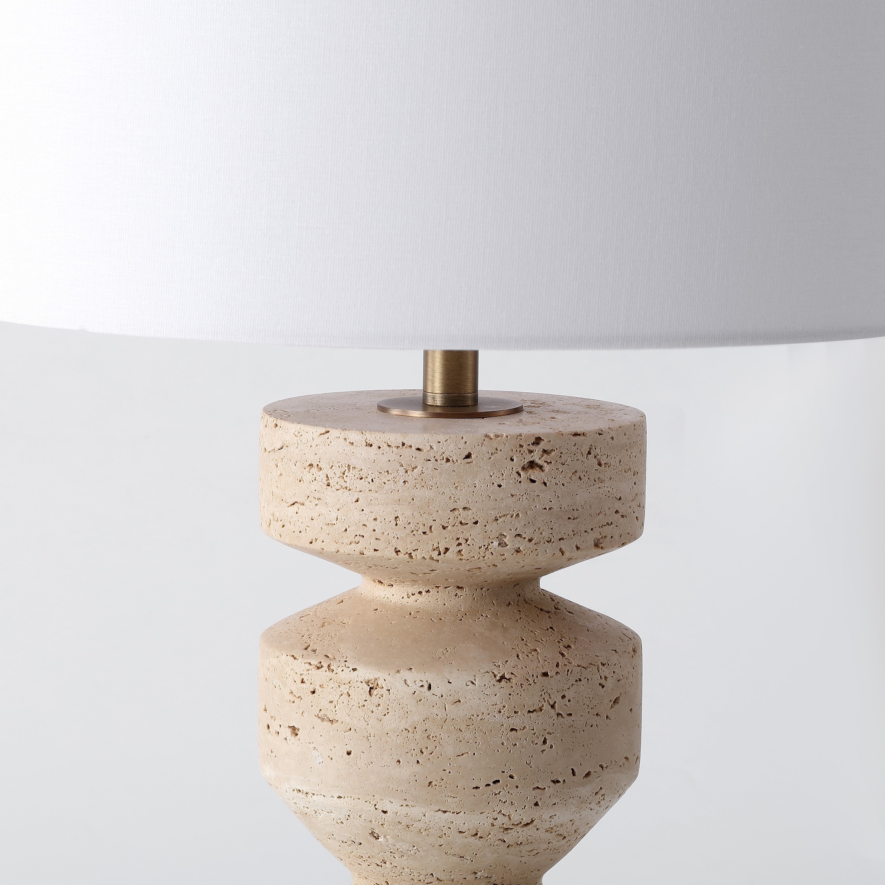 TRAVERTINE / WHITE