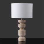 TRAVERTINE / WHITE