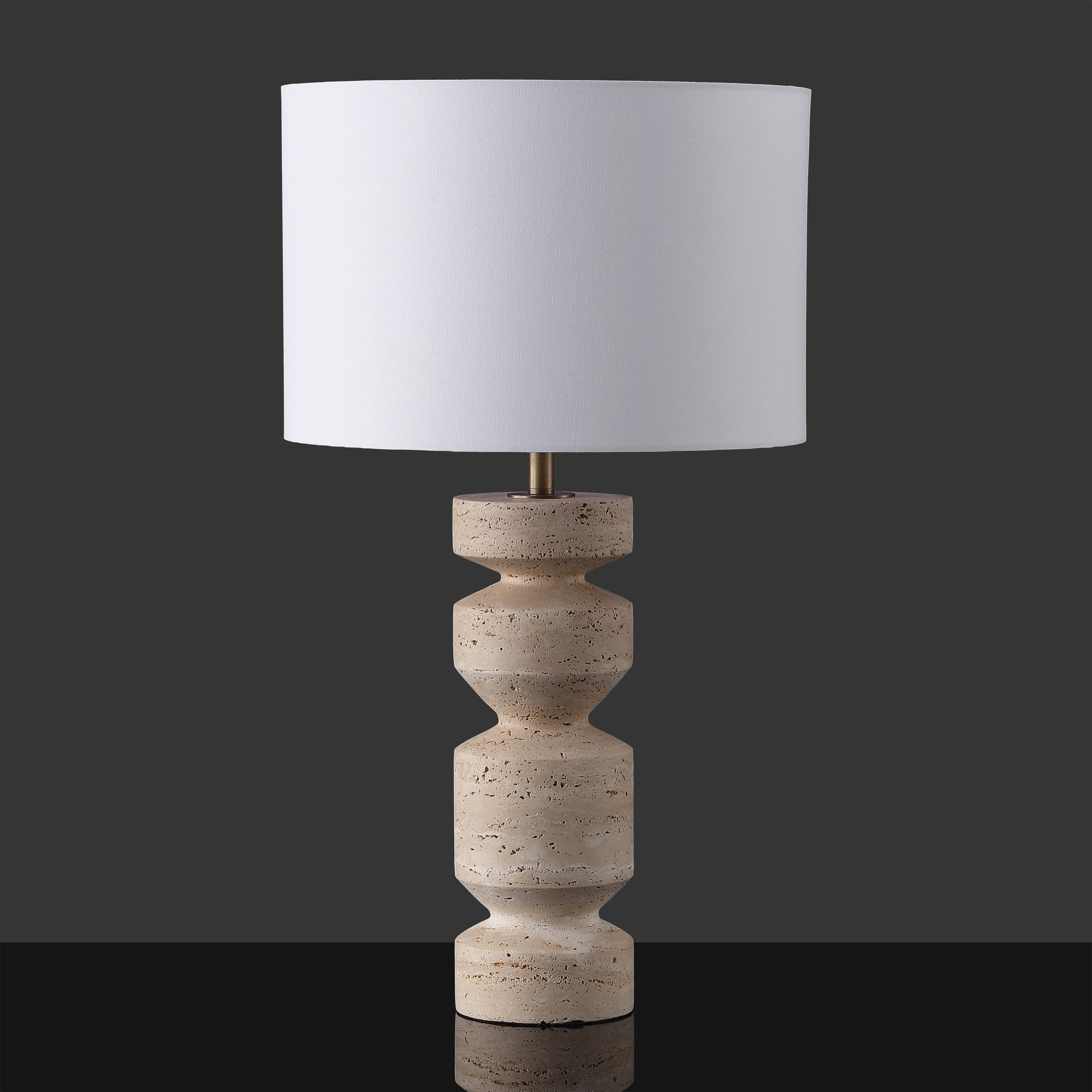 TRAVERTINE / WHITE