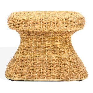 Safavieh Couture Caprianna Woven Waterhyacinth Accent Table, CWK2010