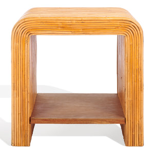 Safavieh Couture Dellabryn Rattan Accent Table, CWK2012