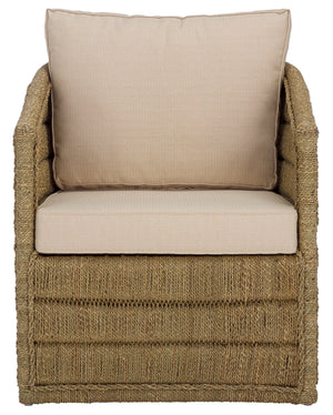 Safavieh Couture Aikan Woven Sea Grass Accent Chair, CWK2017