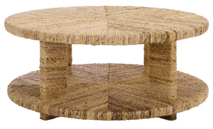 Safavieh Couture Rolando Abaca Round Coffee Table, CWK2027