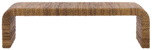 Safavieh Couture Akina Woven Abaca Bench, CWK2041