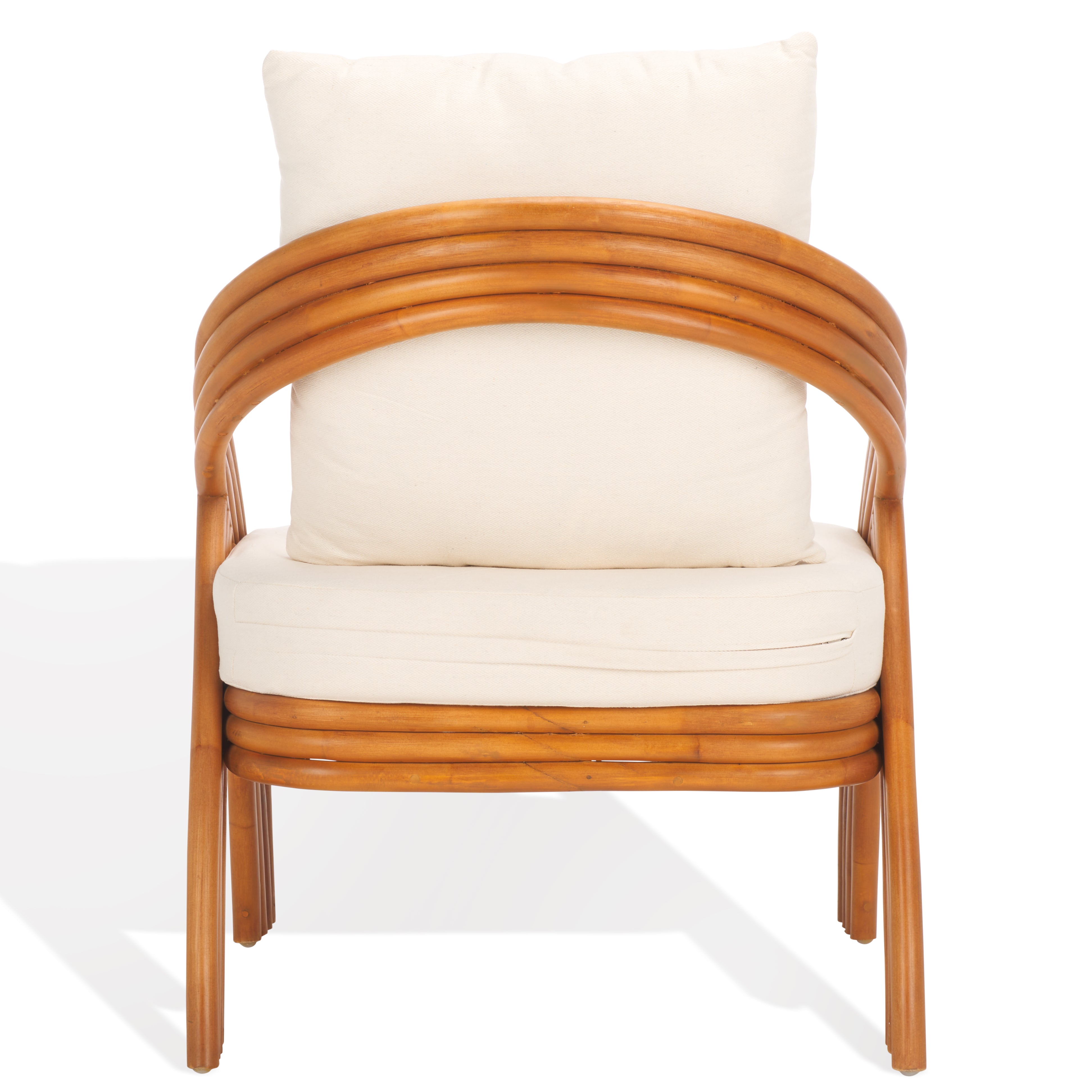 Safavieh Couture Demarco Rattan Accent Chair, CWK3000 - Natural / White