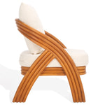 Safavieh Couture Demarco Rattan Accent Chair, CWK3000 - Natural / White