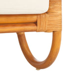 Safavieh Couture Ivybelle Rattan Accent Chair, CWK3005 - Natural / White