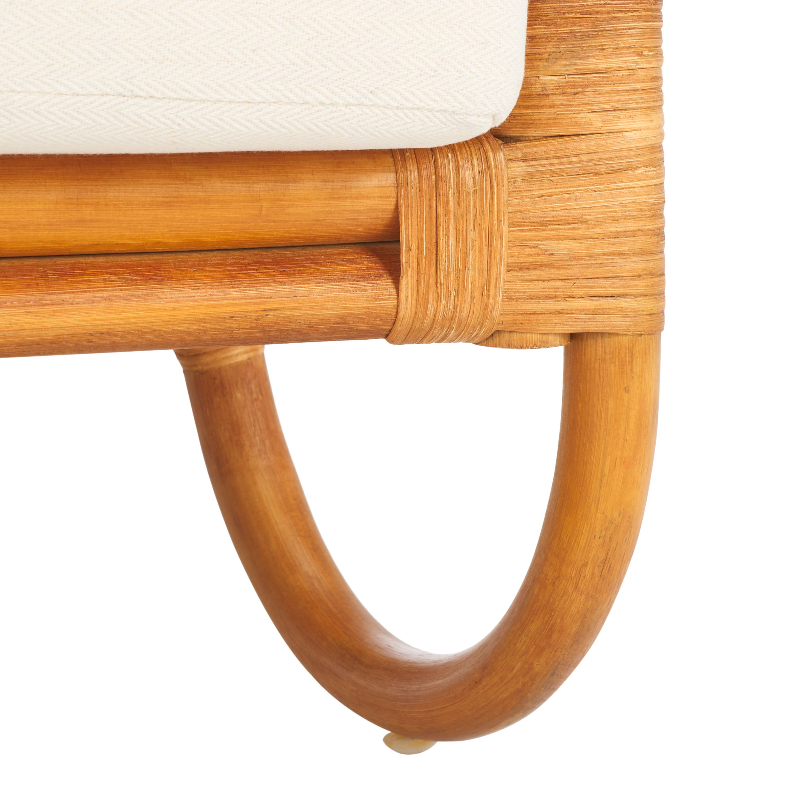 Safavieh Couture Ivybelle Rattan Accent Chair, CWK3005 - Natural / White