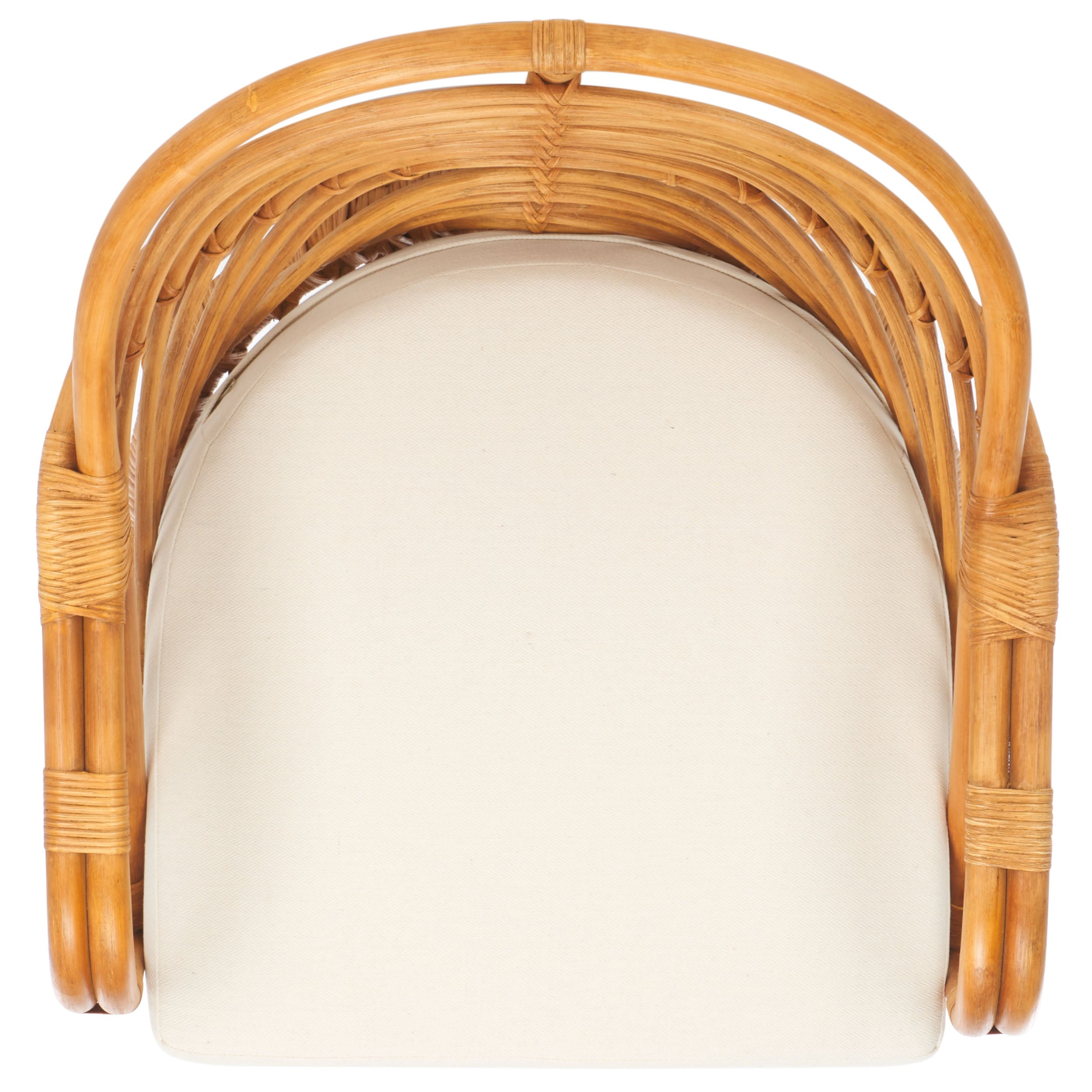 Safavieh Couture Ivybelle Rattan Accent Chair, CWK3005 - Natural / White