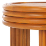 Safavieh Couture Bayard Rattan Round Accent Table, CWK3007 - Natural