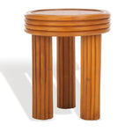 Safavieh Couture Bayard Rattan Round Accent Table, CWK3007 - Natural