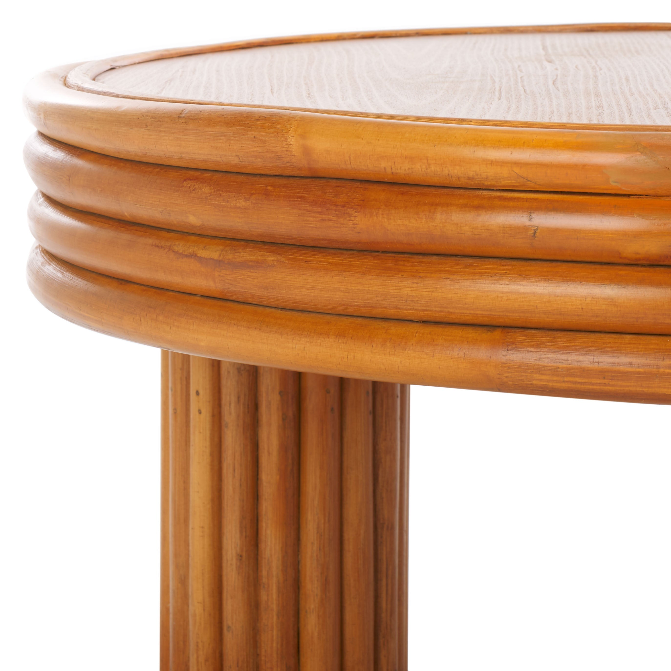 Safavieh Couture Bayard Rattan Round Coffee Table, CWK3008 - Natural