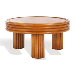 Safavieh Couture Bayard Rattan Round Coffee Table, CWK3008