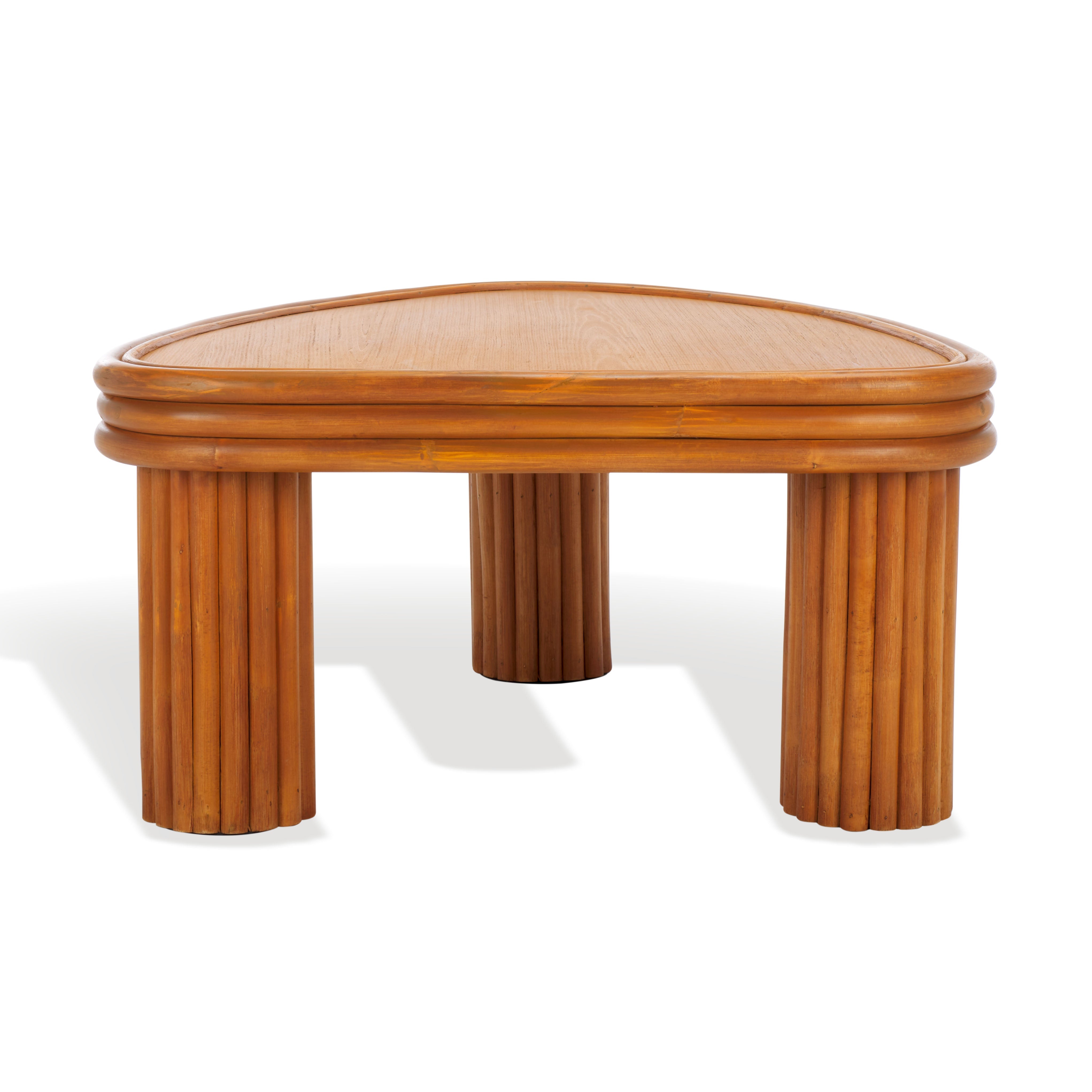 Safavieh Couture Bayard Rattan Triangle Coffee Table, CWK3009 - Natural