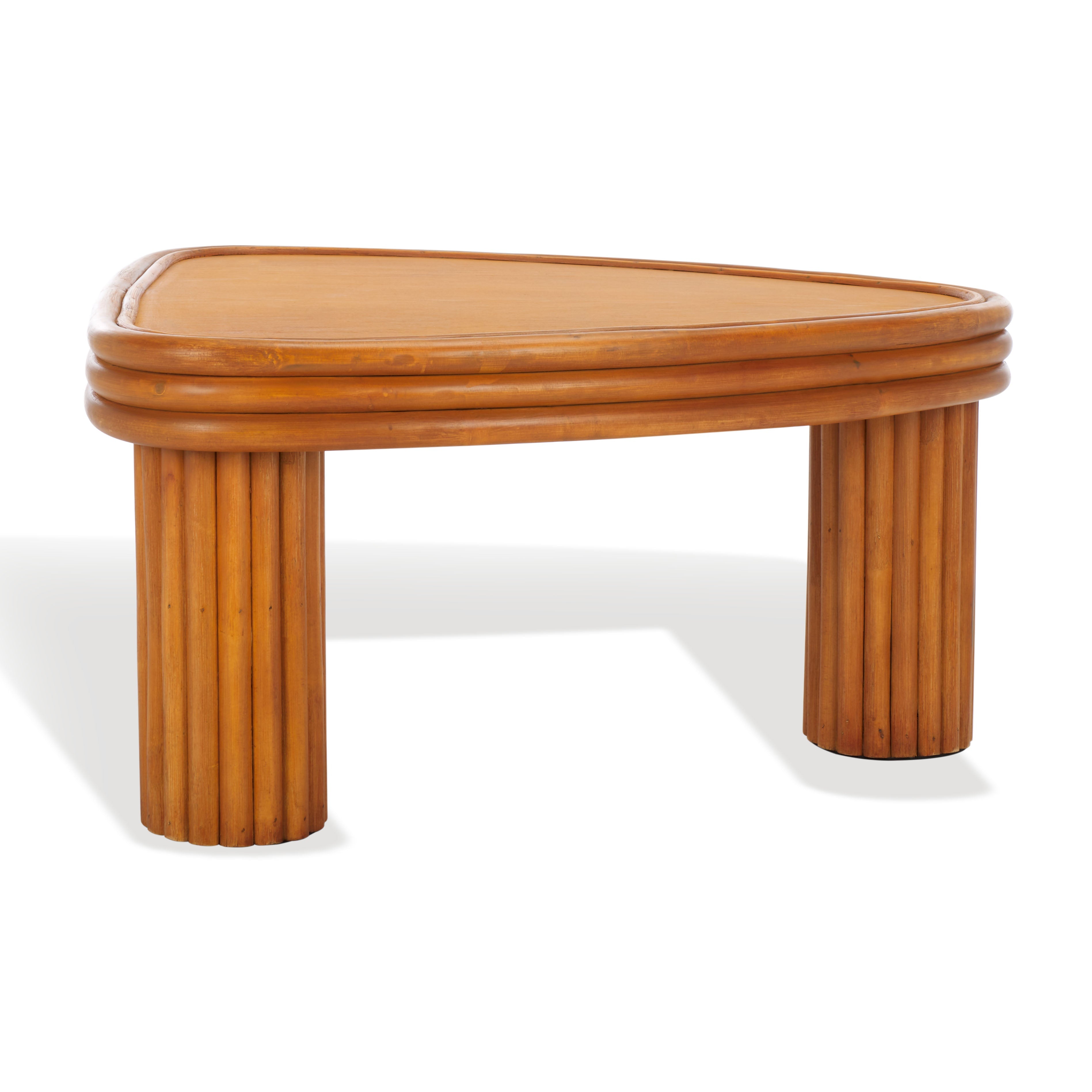 Safavieh Couture Bayard Rattan Triangle Coffee Table, CWK3009 - Natural