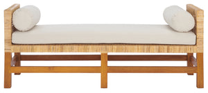 Safavieh Couture Cryslene Teakwood Bench, CWK3018