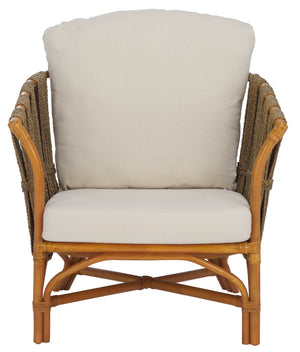 Safavieh Couture Donatello Rattan Pole Accent Chair, CWK3019